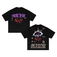 BAJU Elevendays Crew  T-shirt Observe Black Men Women s-5xl Cotton S-5XL