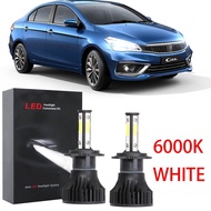 ชุดหลอดไฟหน้าฮาโลเจน LED 6000K 2016-2017 แบบเปลี่ยน สําหรับ Suzuki Ciaz 2016