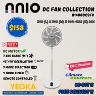 NNIO DC FAN COLLECTION 14'' BLDC Stand Fan With Remote N1400DCSFR
