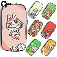 SUERHD Labubu Labubu Pencil Bag, Large Capacity Cute Cartoon Pencil Cases, Gift Storage Bag