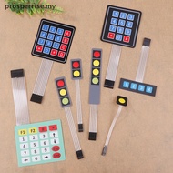 [prosperrise] 1*2 3 4 Key Button Membrane Switch 3*4 4X5 Matrix Array Keyboard 1X6 Keypad With LED C