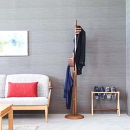 旭川家具 cosine 雙胞胎衣物架 日本產家具 實木 衣架 黑胡桃木