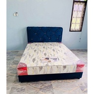 Set Katil Divan Queen|Queen Divan Bed|QueenBed frame|Modern Home Furniture|Set Katil King|King Bed
