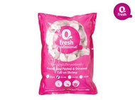 Qfresh กุ้งขาวผ่าหลังไว้หางแช่เยือกแข็ง PDTO 1 กก. (31-40 ตัว/ปอนด์) /ค่าจัดส่ง 150 บาท ทั่วไทย