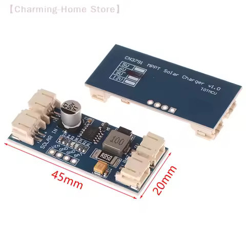 1 pcs 6V/9V/12V PMW Overvoltage Protection CN3791 MPPT Adjustable Solar Charger Panel 3.7V 18650 Lit