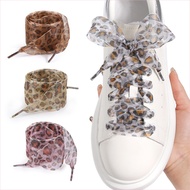 4cm Widened Snow Yarn Shoe Rope Leopard Print Personalized Pattern Lace Mesh Belt Suitable For Germa
