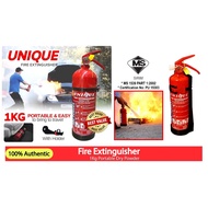 Unique Fire 1.0kg Portable Dry Powder Fire Extinguisher with Bracket