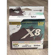 (New) Dr.Braid The Assassin V2 X8 UPGRADE Braided Fishing Line 300m 500m