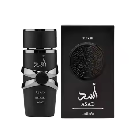 Lattafa Asad Elixir men Eau De Parfum Spray 100ml Amber Scent Men's Perfume Original Authentic Produ