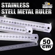 Stainless Steel Metal Ruler Metric Ruler Precision 500mm / 50cm Measuring Tools
