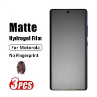 3PCS 4D Full Coverage HD Matte Screen Protector For Moto Edge 50 40 30 20 5G UW Ultra Pro Neo Fusion