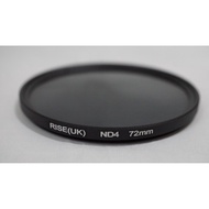 72mm ND 4 - Rise UK Neutral Density ND4 Filter 72 mm