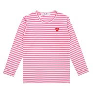 New Play comme des garcons CDG Men Women Casual Striped Long Sleeve T-Shirt 0819
