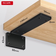 Ẩn Eke đỡ kệ besi L untuk dinding chịu lực cao kệ nổi Eke đỡ kệ 1 cái