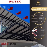 AE ZIMMER BUMBUNG|AWNING ACP 4x8ft,4x10ft,4x11ft,4x12ft,4x14ft,4x16f 4x18ft,4x20ft 4mm Thickness ACP