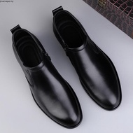 [SUPER LOW PRICE 🔥] ORIGINAL BLACK HAMMER SAFETY SHOES MID CUT ZIP ON - BH 4663 BH4663