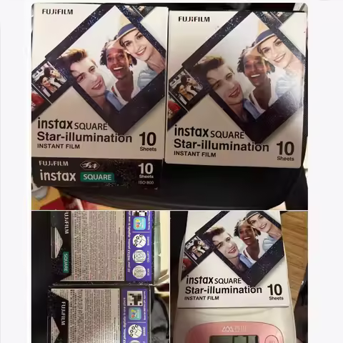 New For Fujifilm Instax SQUARE SQ1 SQ10 Hybrid Film Camera 10-50 Sheets Fujifilm Instax Square Star/