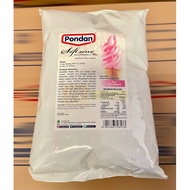 Tepung Bubuk Es Krim Soft Serve Lembut Pondan 1.1 kg Halal Pemakaian Mesin Soft Ice Cream
