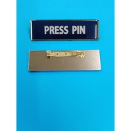 NAME TAG TUDM PRESSPIN NAME TAG NO 3 NAME TAG RESSPIN NAME TAG NO 3