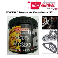 STARWILL HG-2 2KG TEMPERATURE HEAVY GREASE BEARING GREASE MINYAK GRIS