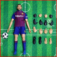 PF Messi CR7 Neymar Mbappe Salah Dybala Action Figure Movable Joins Model Dolls Toys For Kids Home D