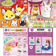 預訂批發...日版 扭蛋 原袋下單 星之卡比 睡眠公仔 / 姆明 角色公仔 / 小狐狸 束口袋 / 吊飾