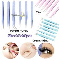 Tweezers Set 6pcs/Eyelash Extension Tweezers/Multipurpose Tweezers/Multifunction