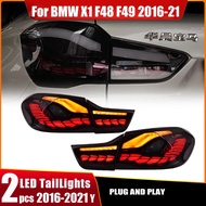 LED Rear Tail Lights for BMW X1 F48 F49 2016 2017 2018 2019 2020 2021 Fog Brake Stop flowing Turn Si