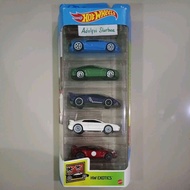 Hotwheels hot wheels contains 5 exotics '16 Bugatti bugati Chiron Aston Martin V8 Vantage Lamborghin