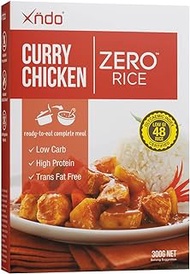 Xndo Curry Chicken Zero Rice (300g)