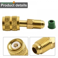 Adapter 1PCS Brass For R410 R32 R22 Gold R32 R410a Refrigerant Durable