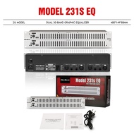 NewBaxs Equalizer 215S/231S/2231S 31-band 1/3 Octave Balanced 2 ชั้นสีขาว Equalizer KTV STAGE band P