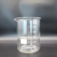 บีกเกอร์แก้ว Beaker Glass ขนาด 1000/2000/3000/5000 ml ราคาถูก ขายดี