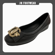 [JN] Office Rubber Shoes I OL Black Formal Shoes I Office Lady Work Shoes I Fashion Kasut PVC Peremp