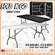 【WUCHT】Thick PE 6 feet Table Furniture Plastic  Rectangular Folding Table Banquet Table Meja Lipat 6