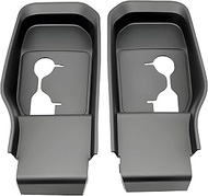 2PC Front Left & Right Bumper Tow Hook Covers Compatible with Ford F250 F350 F450 F550 F600 Super Du