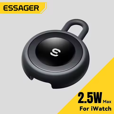 Essager Magnetic Wireless Watch Charger for iWatch Portable USB Type C Fast Charger for IWatch Serie