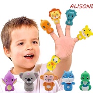 ALISOND1 Dinosaur Hand Puppet For Boy Kids Educational Role Playing Toy Children'S Puppet Toy Animal Head Gloves Finger Dolls Fingers Puppets