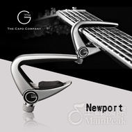 Uk G7th Newport Capo Acoustic Guitar Spiral Locking Rotating Lifetime Silver