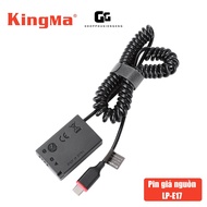 Kingma LP-E17 Pin giả nguồn/ Pin ảo/ Pin Dummy cho Canon R8 RP R50 R10 M5 M6 850D 800D ...