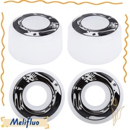 MELIFLUO 4Pcs/Set Skateboard Replacement Wheels, 78-85A Hardness PU Skateboard Wheels, Durable High 
