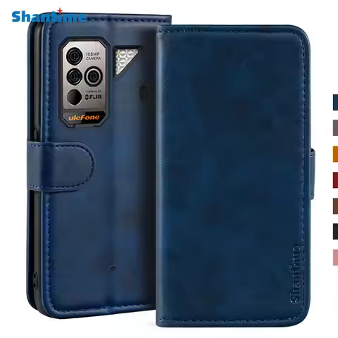 Case For Ulefone Power Armor 19 Case Magnetic Wallet Leather Cover For Ulefone Power Armor 19T Stand
