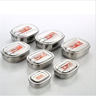 Shuangying Stainless Steel Lunch Box Rectangular Thickened 430 Student Lunch Box Single Layer