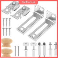 20Pcs Bifold Door Hardware Repair Kit Closet Door Hardware Kit Bi-Fold Sliding Door Accessories  SHOPSKC4324