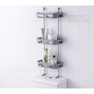 3-Tier Toilet Rack, Toilet Tissue, Soap, Multipurpose Kitchen Spice Holder