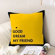 全城熱賣 - 北歐簡約抱枕沙發靠枕(TM001-17（做個好夢） 45*45cm(枕套+枕芯）)#