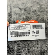 HONDA WAVE 125i SPECIFICATIONS STAMP SET QR BAR CODE STICKER