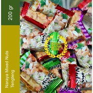 Naraya Mixed Nuts Crisp 200 gr Tengteng Nuts CandyTing Nuts Repack