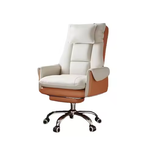 Comfortable sofa office chair, gaming chair, computer chair leather ecutive chair backrest with foot