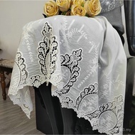 Water-Soluble Cotton Skirt with Embroidered Hem - EG-1803044-2 UBET